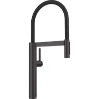 BLANCO Küchenarmatur mit Handbrause CULINA-S II schwarz matt 527464
