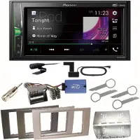 Pioneer DMH-A3300DAB USB Bluetooth Einbauset für Ford Kuga Fusion Galaxy S-Max
