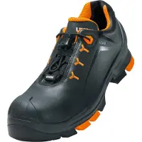 Uvex 65022, Unisex, Erwachsener, Sicherheitsschuhe, Orange, Schwarz, ESD, S3, SRC, Speed-Schnürsenkel