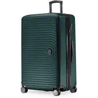 Hauptstadtkoffer Mitte - Großer Koffer mit 4 Doppel-Rollen XL Reisekoffer mit Erweiterung, stabiler Trolley Hartschalenkoffer TSA, 130 L,Waldgrün
