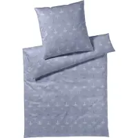 JOOP! Mako-Satin Kissenbezug einzeln Cornflower Charm Farbe Ocean Größe 80x80 AL
