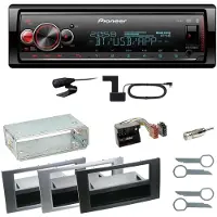 Pioneer MVH-S520DAB USB Digitalradio Einbauset für Ford Kuga Fusion Galaxy S-Max