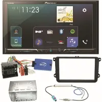 Pioneer SPH-DA230DAB Bluetooth Autoradio Einbauset für Seat Alhambra Altea XL Leon