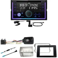 JVC KW-DB95BT Bluetooth Digitalradio USB CD Einbauset für Nissan NV400 ab 2019