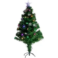 LIGHTS Künstlicher Weihnachtsbaum mit Lichtern und Stern, 120 cm