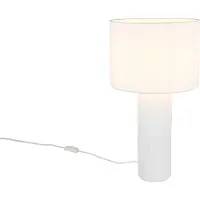 TRIO Leuchten Tischlampe Blair, weiß / opal, für Wohn- / Esszimmer, Keramik, Modern, Tischlampe