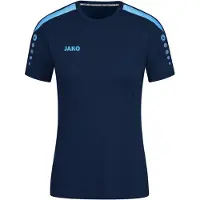 Jako Damen Trikot Power KA, Farbe:marine/skyblue, Größe:44