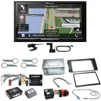 Pioneer AVIC-Z830DAB Navigation Bluetooth CD Einbauset für Audi A6 4B Facelift