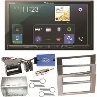 Pioneer SPH-DA230DAB Bluetooth Autoradio Einbauset für Ford Focus C-Max Fiesta Transit