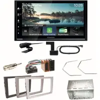 Kenwood DMX7722DABS Android Auto Einbauset für Opel Vectra C Signum Corsa Combo