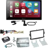 Pioneer SPH-DA160DAB Android Auto CarPlay Einbauset für Dacia Dokker Sandero