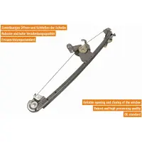 VAICO V30-0884 Elektrischer Fensterheber Hinten Links passend für MERCEDES-BENZ E-Klasse Limousine (W210)