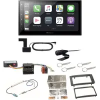 Pioneer SPH-DA250DAB Bluetooth Autoradio USB MP3 DAB+ Einbauset für Touareg 7L