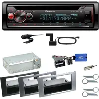 Pioneer DEH-S720DAB USB Digitalradio Einbauset für Ford Kuga Fusion Galaxy S-Max