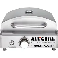 ALL' GRILL Allgrill MULTI-KULTI Gasgrill mit Zündsicherung - Portabler, multifunktionaler Gasgrill