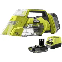Ryobi pletrenser One+ Swift Clean 2,0 ah m/batteri & lader