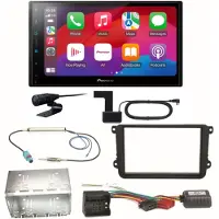 Pioneer SPH-DA77DAB Android Auto Einbauset für Skoda Fabia Roomster Praktik
