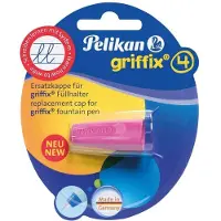 Pelikan griffix Ersatz-Drehkappe, für Füllhalter griffix neuer Drehverschluss mit Gewinde, farbig sortiert