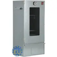 ITA Räucherofen 7002 - Premium Räucherschrank aus Edelstahl - 3 Etagen 81 cm - Sichtfenster - Qualität EU - Smoker - Direkt vom Hersteller