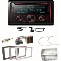 Pioneer FH-S820DAB DAB+ CD USB Einbauset für Opel Omega B Meriva A Agila Vivaro
