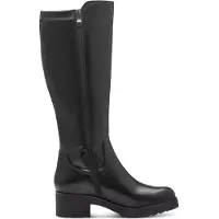 Marco Tozzi Damen Stiefel Langschaft Profilsohle 2-25606-41, Größe:39 EU, Farbe:Schwarz