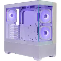 Cooler Master Elite 690 Wood, Midi Tower, PC, Weiß, ATX, ITX, micro ATX, Stahl, Gehärtetes Glas, Holz, Gaming