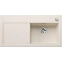 BLANCO Spüle ZENAR XL 6 S 1000 x 510 mm softweiß 527189 1 Spülbecken Mit Tropffläche Becken rechts