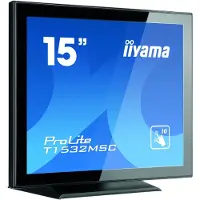 Iiyama T1532MSC-B5AG, 38,1 cm (15"), 1024 x 768 Pixel, 315 cd/m², 0,297 x 0,297 mm, 700:1, 8 ms