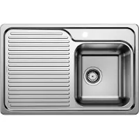 BLANCO Classic 40s, Edelstahl, 1 Becken, 315 x 365 mm, 17,5 cm, 780 mm, 510 mm