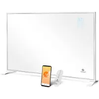 Kesser Infrarotheizung Energiesparend Infrarot Standgerät & Wandmontage Elektroheizung mit Fernbedienung Thermostat & App-Steuerung Elektrisch Heizpaneel Heizung Konvektor Standfüße