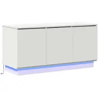 vidaXL TV-Schränk 100 x 38 x 49 cm Weiß Holzwerkstoff