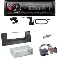 Pioneer MVH-330DAB Bluetooth Digitalradio Einbauset für BMW 5er E39 bis 09/2000