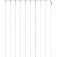 Globo Lighting LED Lichterkette, Außen, dimmbar, USB, Kupfer, 3 m