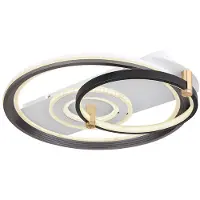 Etc-shop LED Deckenleuchte, Dimmbar, Fernbedienung, Metall, schwarz
