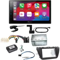 Pioneer SPH-DA77DAB CarPlay Android Auto DAB+ Einbauset für Suzuki SX4 S-Cross