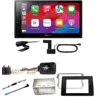 Pioneer SPH-DA77DAB CarPlay Android Auto DAB+ Einbauset für Nissan NV400 ab 2019