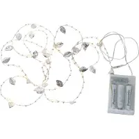 Star Trading 729-04, Leichte Dekorationskette, Silber, Ambiente, Kinderzimmer, Wohnzimmer, IP20, 6 h