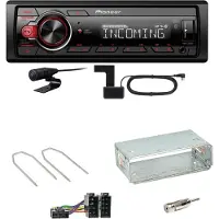 Pioneer MVH-330DAB Bluetooth Digitalradio Einbauset für Dacia Duster bis 2012