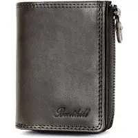 Benthill Kleine Geldbörse Echt Leder - Geldbeutel mit RFID Schutz - 7 Kartenfächer - Slim-Wallet inkl. Geschenkbox