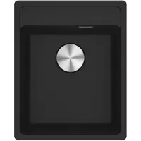 Franke Maris Einbauspüle Fragranitbecken MRG 610-37 A Black Matt Handbedienung ab 45 cm 114.0658.217 - inkl.