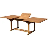 AK TEAK XXL Ausziehtisch Holztisch Gartentisch Garten Tisch L: 180/240cm B: 100cm Gartenmöbel Holz sehr robust Modell: JAV-TOBAGO240