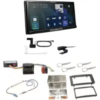 Pioneer AVH-Z9200DAB Bluetooth Autoradio USB MP3 DAB+ Einbauset für Touareg 7L