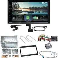 Kenwood DMX7722DABS Android Auto Einbauset für Citroen C2 C3 Berlingo Jumpy