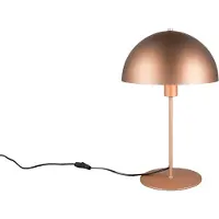 TRIO Design-Tischleuchte Nola kaffeebraun Ø 30cm
