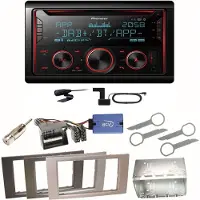 Pioneer FH-S820DAB Digitalradio USB Einbauset für Ford Kuga Fusion Galaxy S-Max