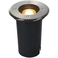 SLV SOLASTO, Bodeneinbauleuchte, rund, Edelstahlblende, GU10