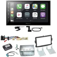 Pioneer SPH-DA250DAB Bluetooth DAB+ USB Einbauset für Dacia Duster Lodgy Logan