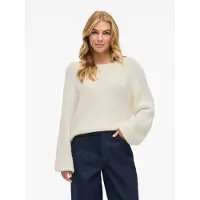 Vila Strickpullover "VIMARLEY L/S KNIT PULLOVER- NOOS" Materialmix, regular fit