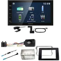 Kenwood DMX129DAB DAB+ Bluetooth USB Einbauset für Renault Master 3 ab 2019