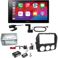 Pioneer SPH-DA77DAB CarPlay Android Auto DAB+ Einbauset für Mazda MX-5 NC FL